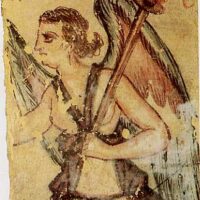 Painting of the Etruscan spirit Vanth