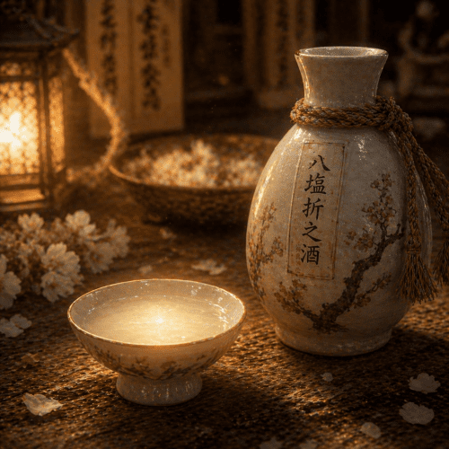 Yashiori-no-Sake served