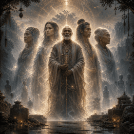 Ancestral_ Ancestral spirits by the sacred pool