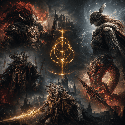 Elden Ring bosses in an image