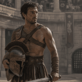 A cultural scene inspired by Greek mythology