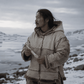 A cultural scene inspired by Inuit mythology