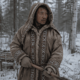 A cultural scene inspired by Khanty mythology