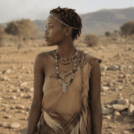 A cultural scene inspired by Khoikhoi mythology