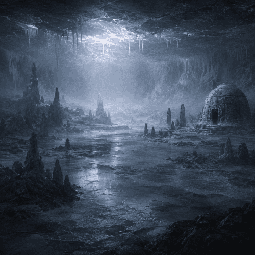 Adlivun as a Frozen cavern