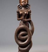 Mythlok - Bunzi figurine Figurine of the Kongo goddess Bunzi