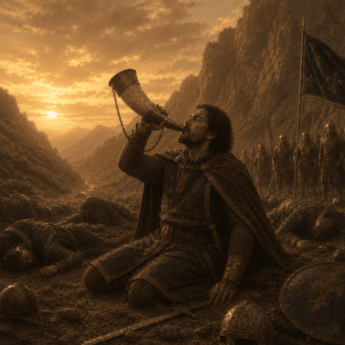 A scene from Chanson de Roland