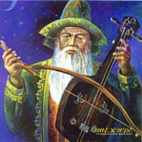 Mythlok - Korkyt Ata painting Painting of the Kazakh legend Korkyt Ata