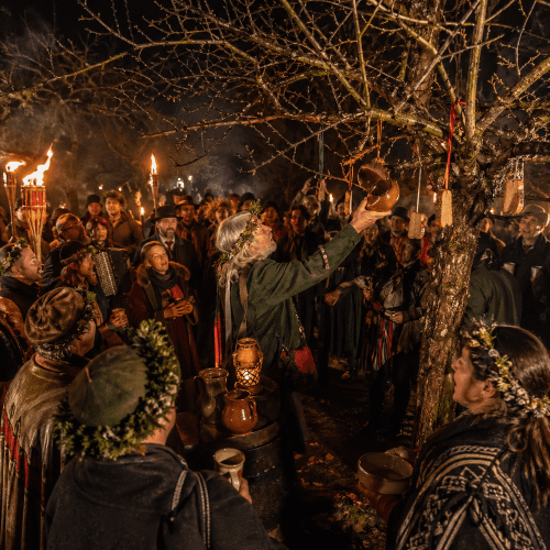 Wassailing celebrations in England