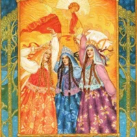 Painting of Zorya Vechernyaya