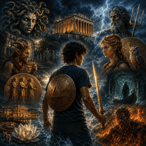 Easter eggs in Percy Jackson
