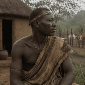 Tribal imagery representing Lovedu mythology
