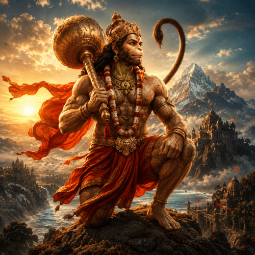 Hanuman as the global mythical superhero