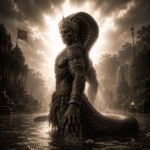Karkotaka the great Naga king from Indian mythology