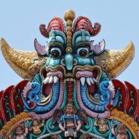 Mythlok - Kirtimukha temple 2 Temple art of the Indian guardian spirit Kirtimukha