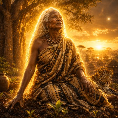 Muso Koroni standing on the ancient savannahs of Mali