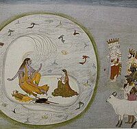 Mythlok - Prithvi art Artwork of the Indian goddess Prithvi