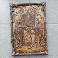 Carving of the Slavic god Rod