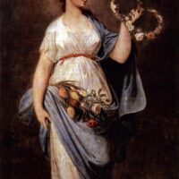 Mythlok - Vesna Art Painting of the Slavic goddess Vesna