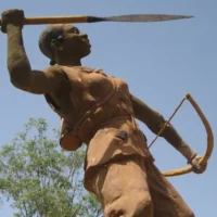 Statue of the Mossi princess Yennega