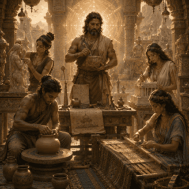 Craftsmanship_ Mythical figures associated with craftsmanship