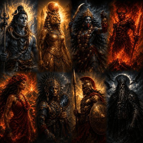 8 deities of destruction from mythology