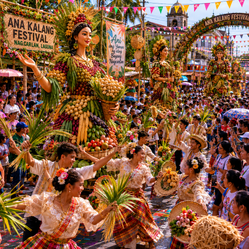 Ana Kalang Festival parade in Nagcarlan