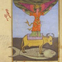 Mythlok - Bahamut traditional Ancient depiction of the Arabian Bahamut
