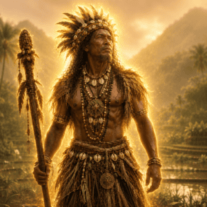 Kapwangwa Kapwicalo, divine guardian of the irrigated taro terraces from New Caledonian mythology