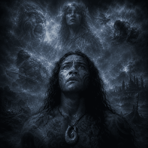 The prophecy of Maui's Death being visualised