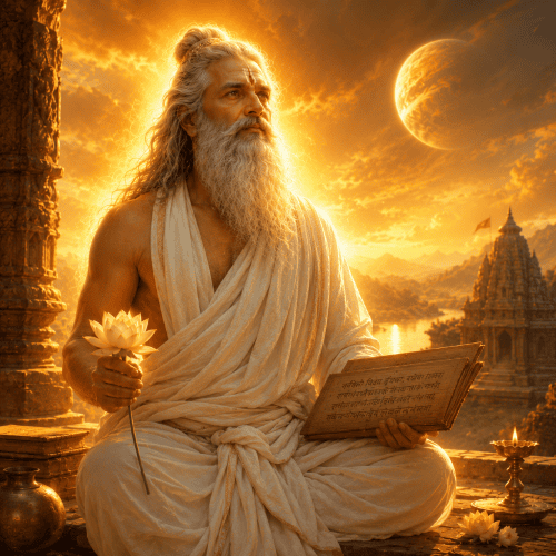 Shukra, the guru of the Asuras and the Hindu deity of Venus