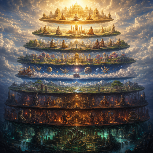 14 lokas in Indian mythology
