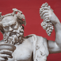 Mythlok - Bacchus statue Statue of the Roman god Bacchus