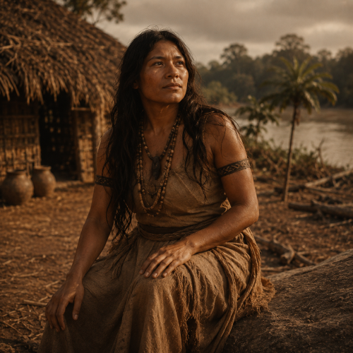 Sypave, the first woman and Mother of the People in Guaraní mythology.